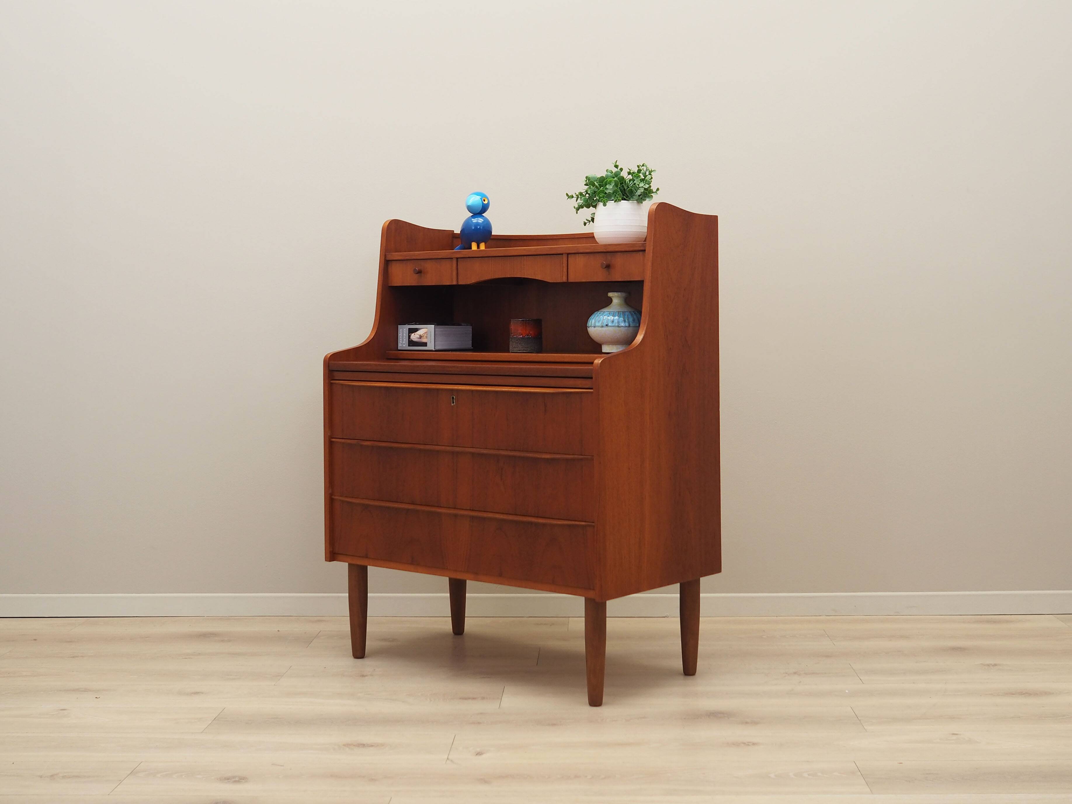 Teak secretary, Danish design, 1970s, production: Denmark