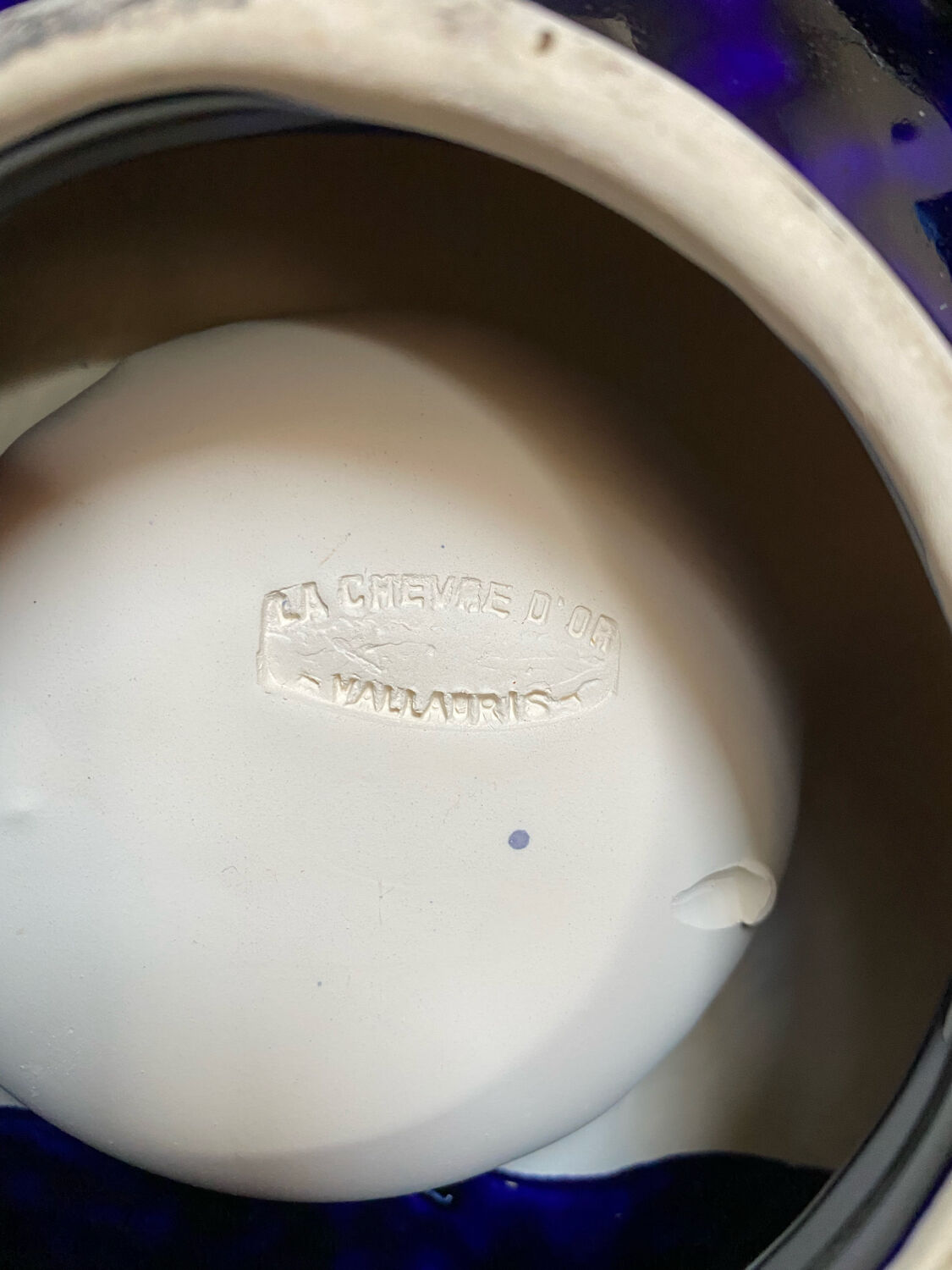 Vintage ashtray flame Vallauris