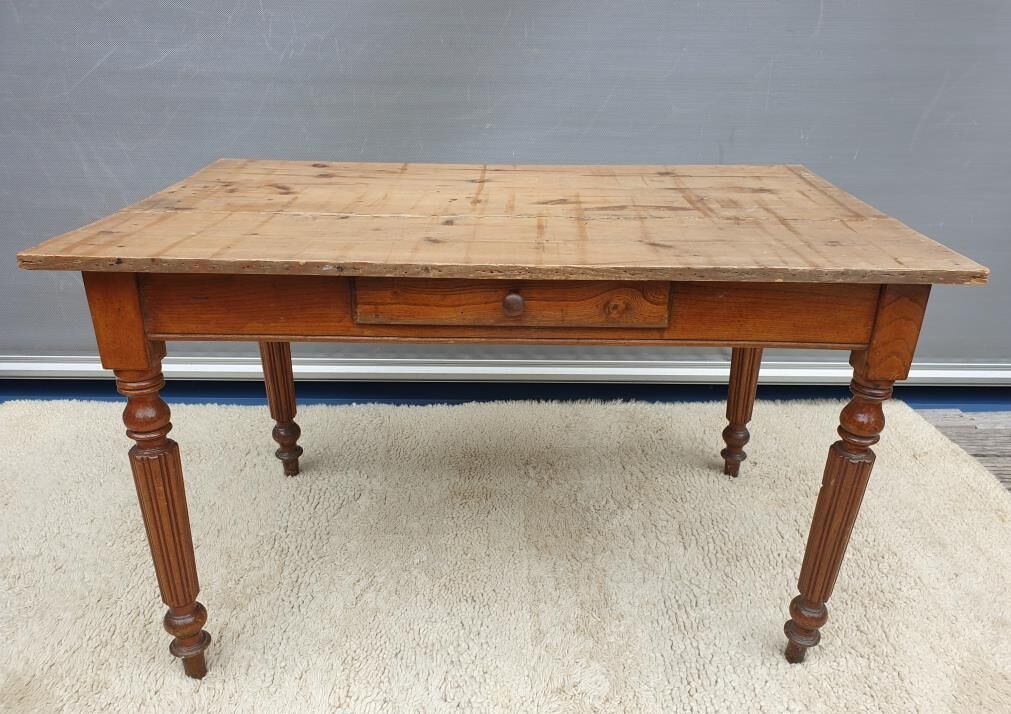 Desk table Louis Philippe 1 drawer