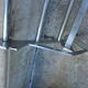 Wall coat rack / Art Deco hat in chrome metal