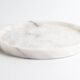 Gabriella – White Round Natural Marble Tray