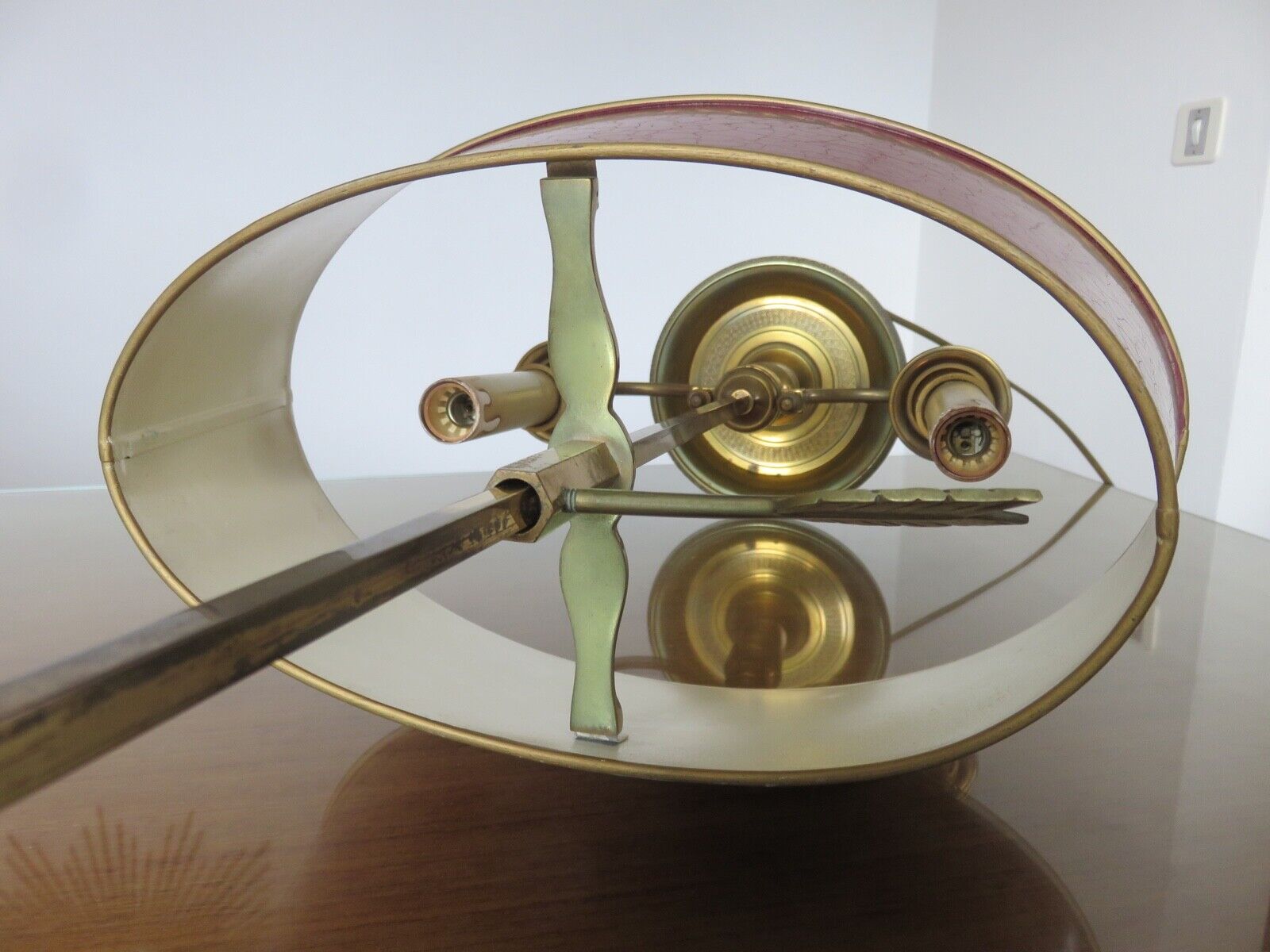 Lampe bouillotte style empire edition Lucien Gau