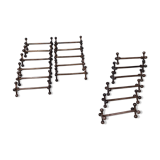 17 Christofle silver-plated knife rests in the Atonium model.