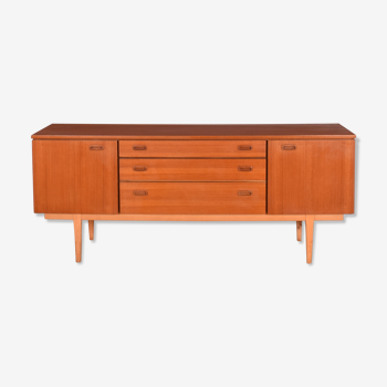 Enfilade en teak restauré des années 1960 Nathan Retro Sideboard