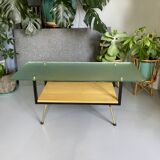 Coffee table with frosted glass top
