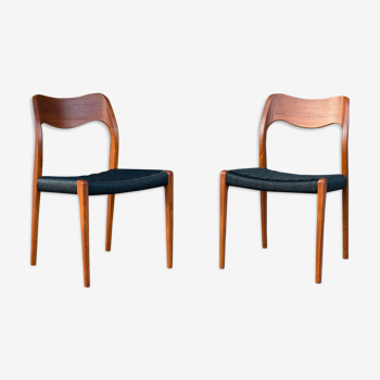 Chairs by Niels Otto Moller 71