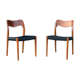 Chairs by Niels Otto Moller 71