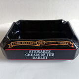Set 2 advertising ashtrays Collection "International News" "Stewarts Cream Of The Barley" Vintage