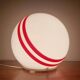 Very Rare Midcentury Table Ball Glass Lamp, 1970s