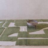 Contemporary Green Rug - 288 x 211 cm