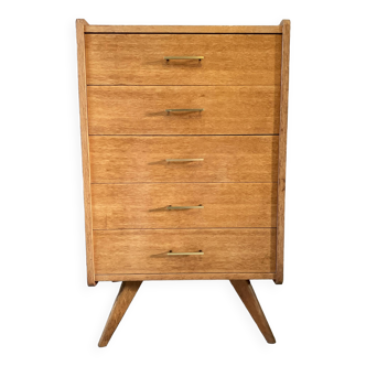 Vintage oak chiffonier from the 1950s