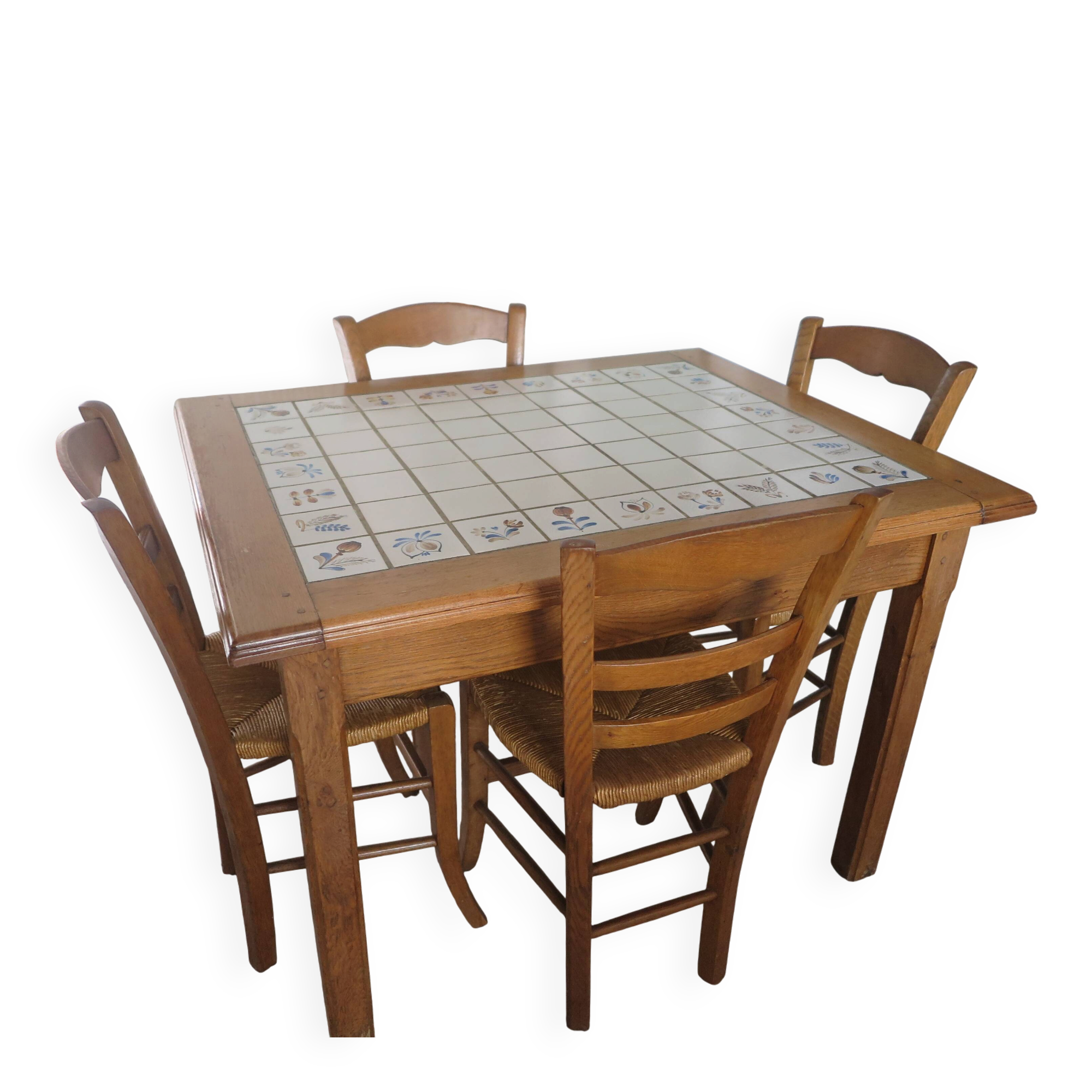 Handcrafted solid oak table