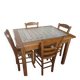 Handcrafted solid oak table