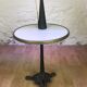 Parisian bistro table cast iron foot