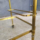 Golden brass cart