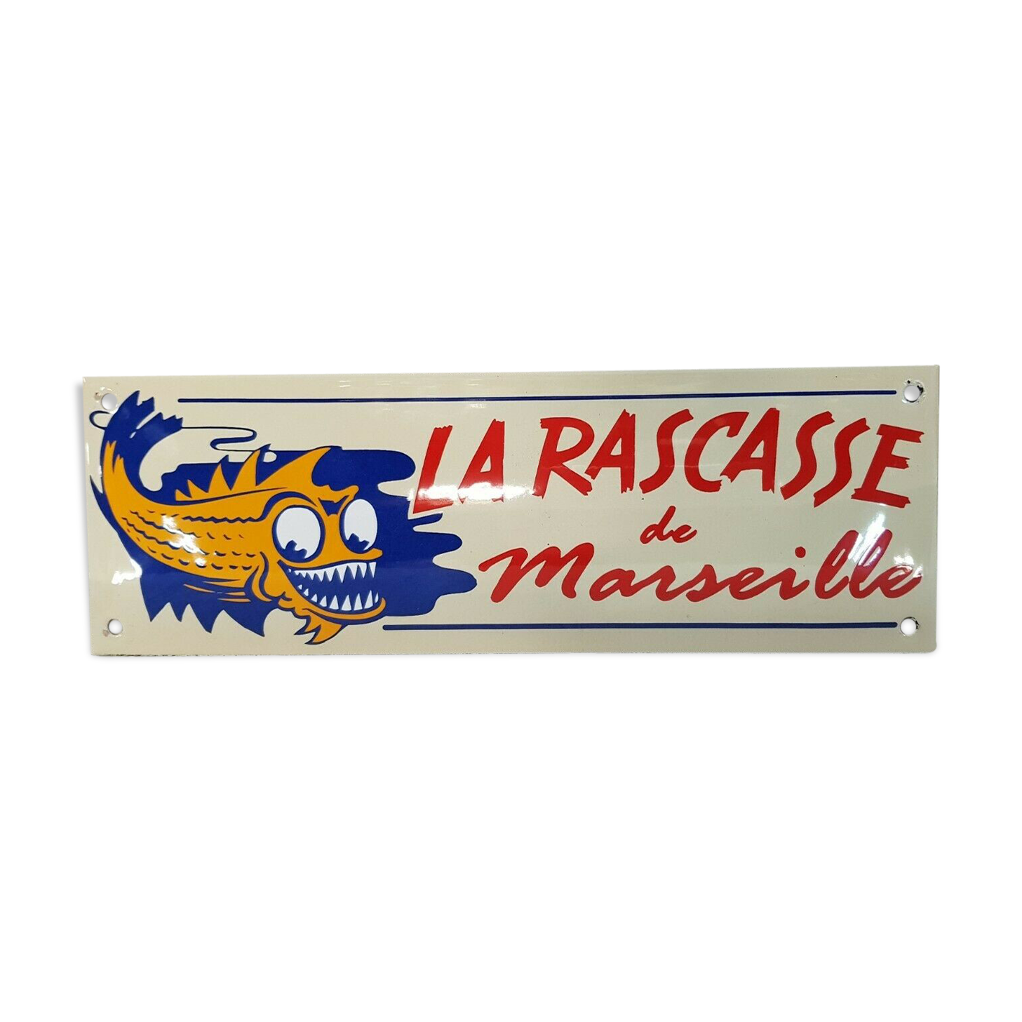 Plaque émaillée "la rascasse de marseille "