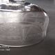 Louis XVI style engraved crystal champagne glass