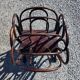 Thonet curved wood magazine rack Art Nouveau