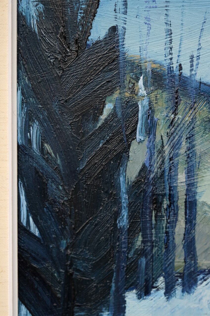 Nils ingvar walterström (1929-1988), swedish modern painting, 1960s, oil on canvas, framed