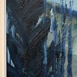 Nils ingvar walterström (1929-1988), swedish modern painting, 1960s, oil on canvas, framed