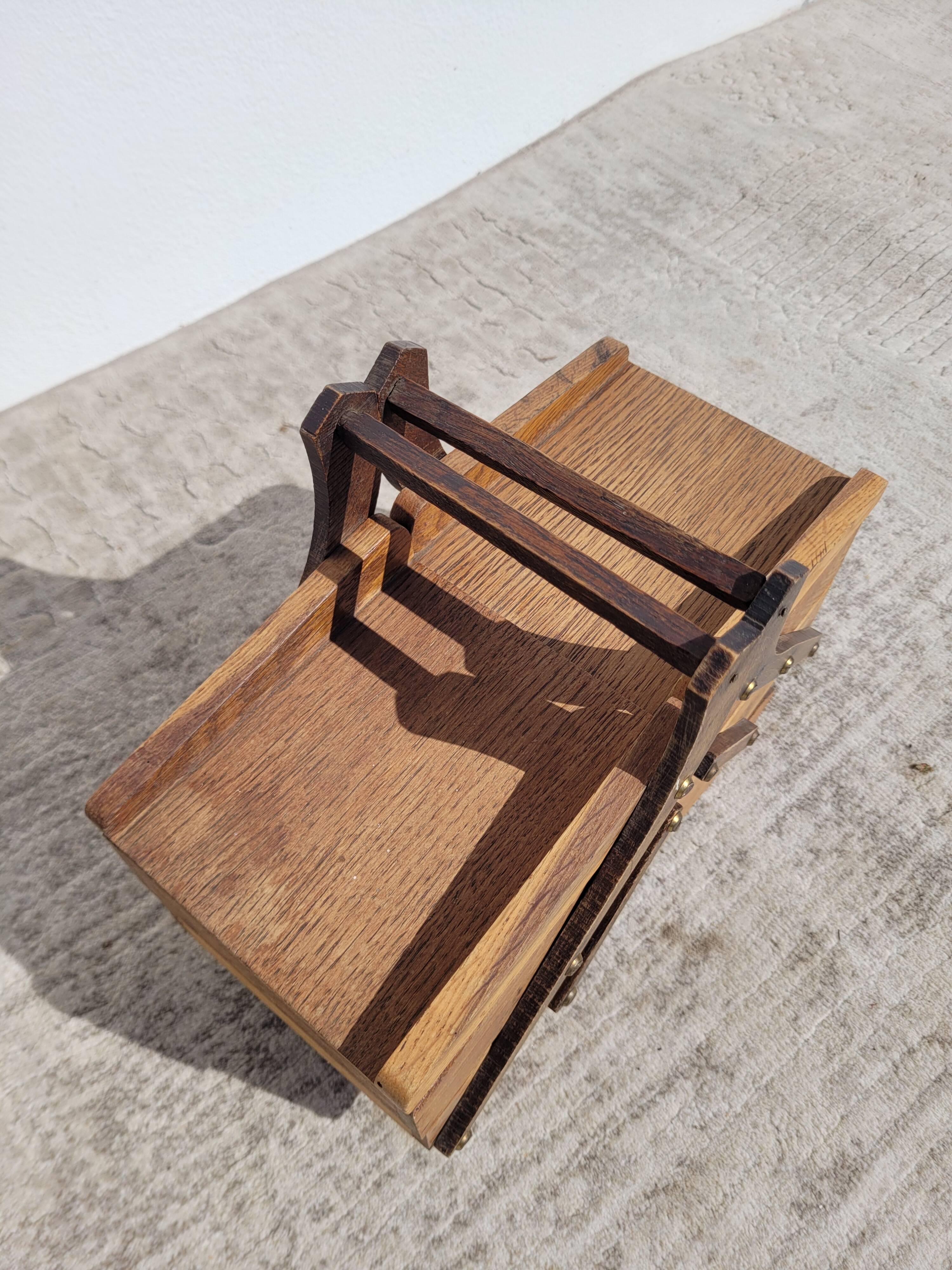 Small vintage sewing box worker