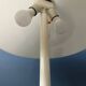 White Mid-Century Dijkstra mushroom table lamp