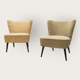 2 mid century cocktail chairs