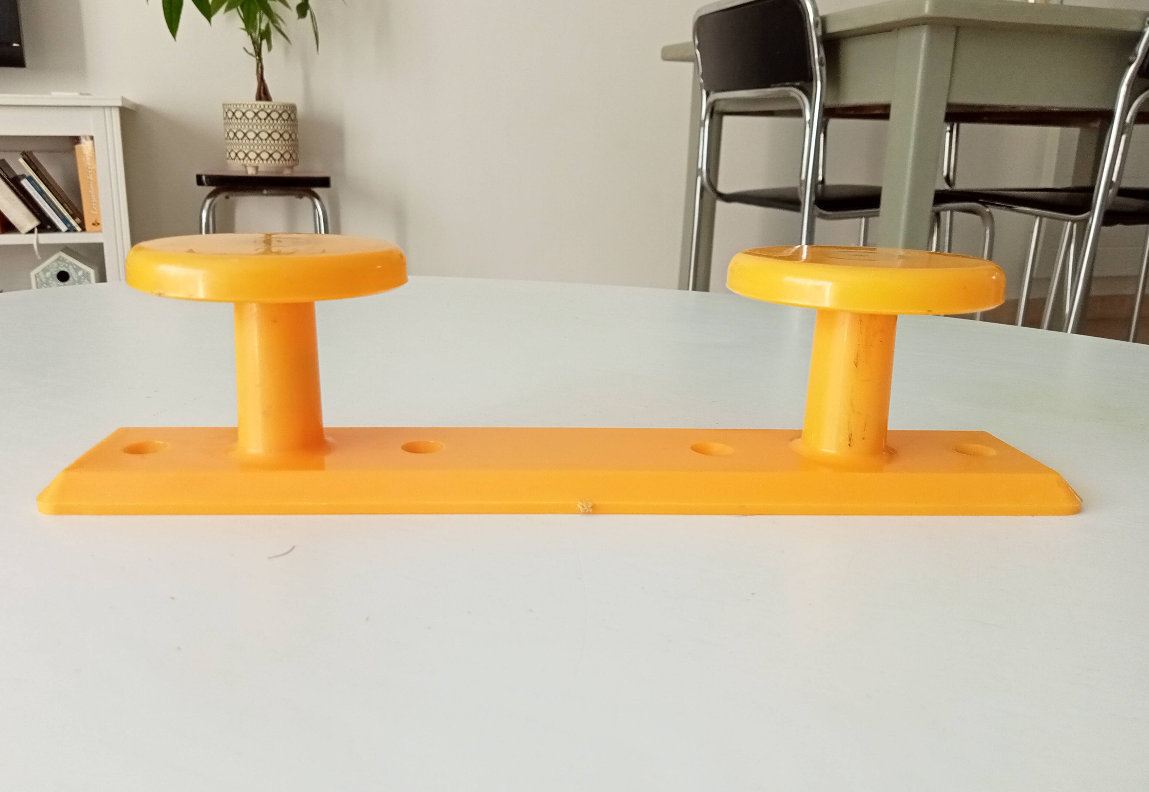 Vintage 80s wall coat rack