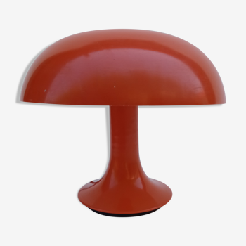 Lampe orange « champignon » des années 70