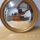 Vintage domed mirror
