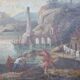 Coastal Landscape, Oil On Canvas, Italy, 18th Century