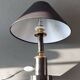 Carcel lamp in metal and gilded brass 1960.