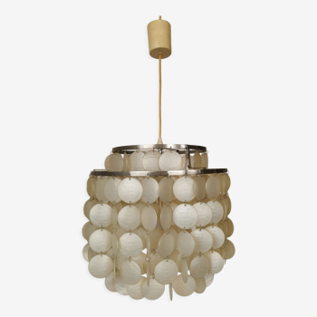 Vintage mother-of-pearl chandelier from the 70s