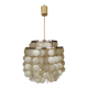 Vintage mother-of-pearl chandelier from the 70s