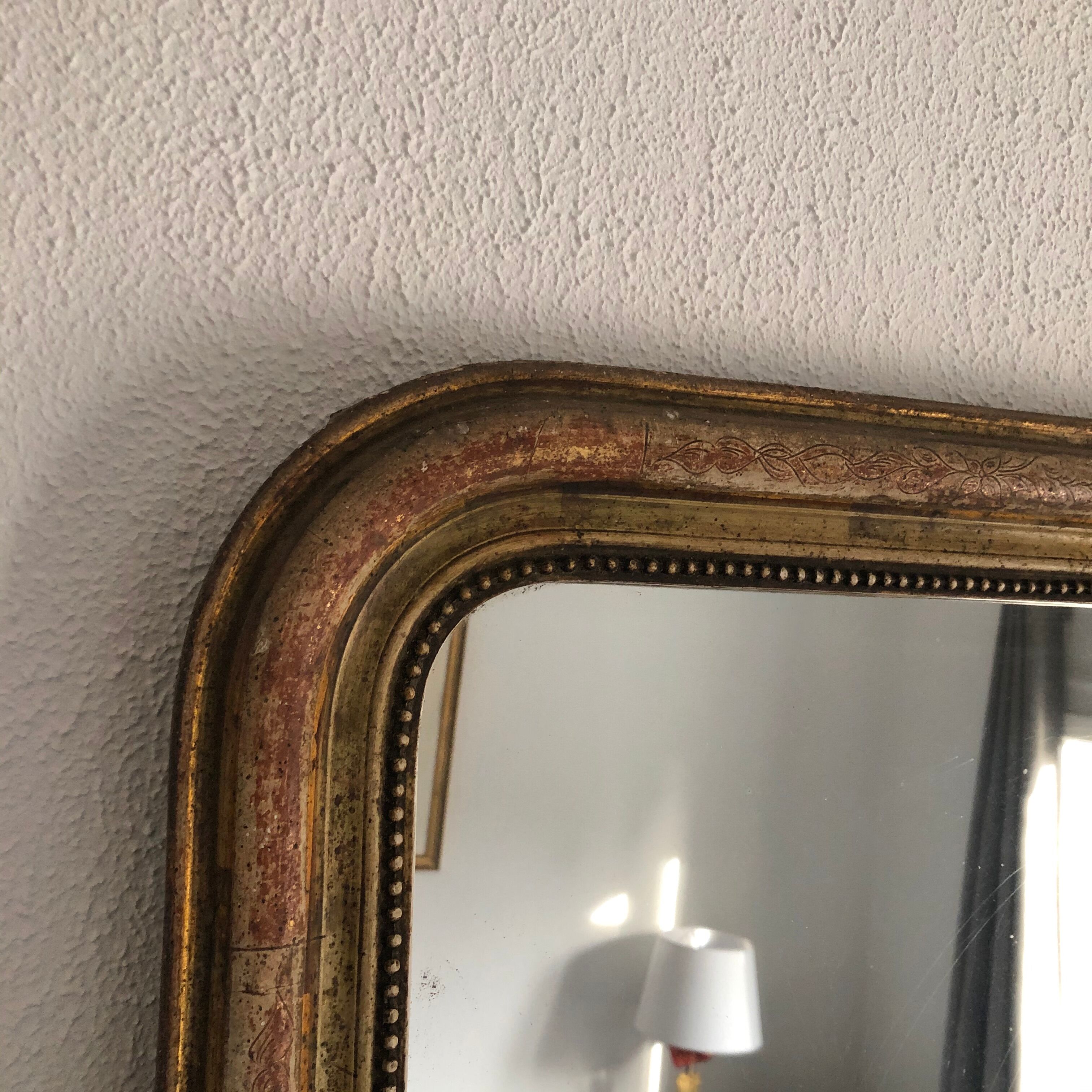 Former Louis Philippe fireplace mirror 70x55cm