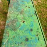 workbench wood patina green
