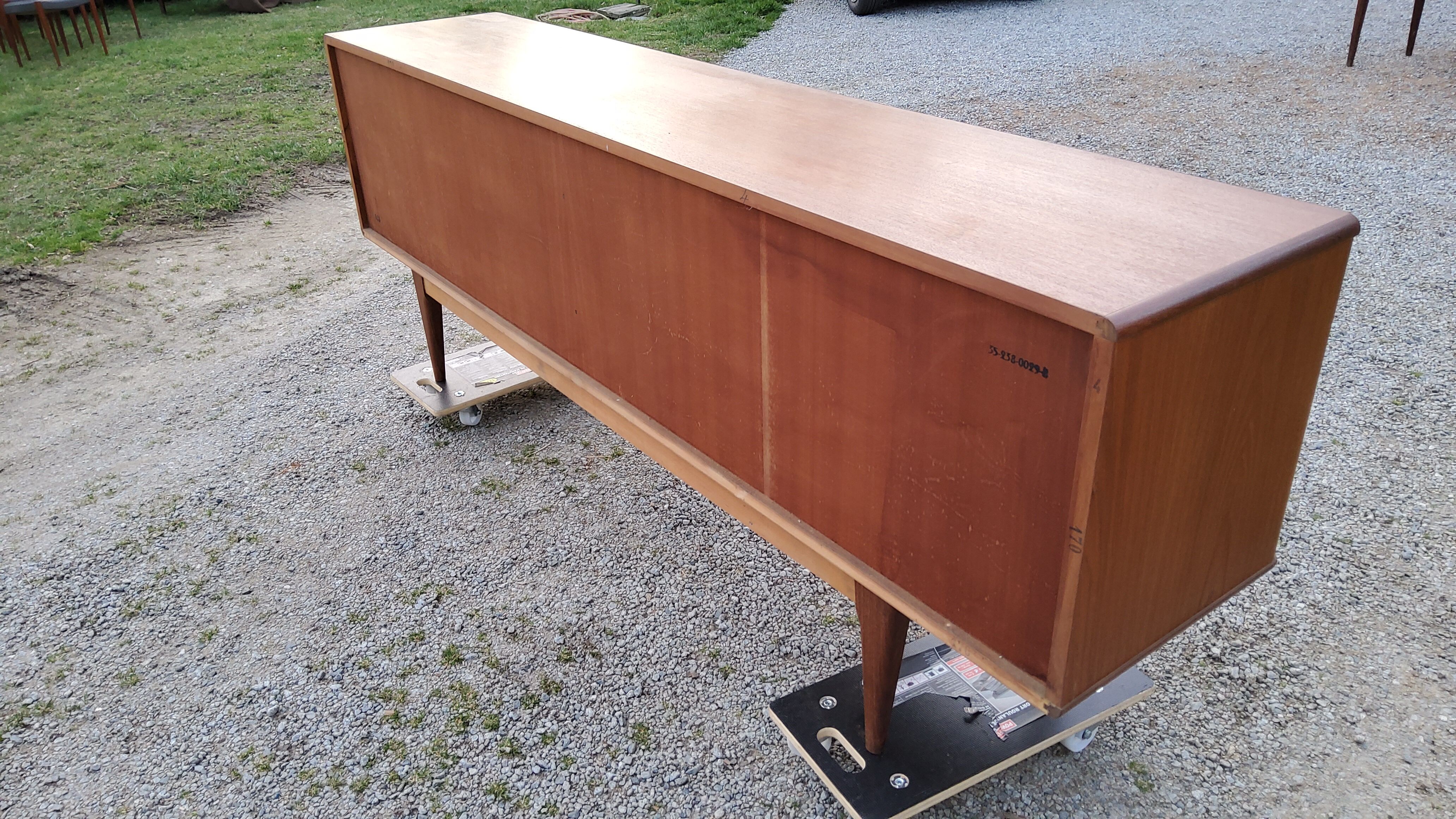 Scandinavian teak line buffet