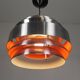 Vintage aluminum pendant lamp, Lakro Amstelveen, 1960s