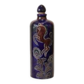 Glazed stoneware bottle, German craftsmanship, circa 1950-1970.