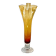 XXL - Large Murano glass vase sommerso yellow amber vintage 1960-70