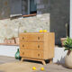 Commode vintage pieds compas