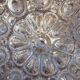 1960s ceiling light moulded glass Limberg