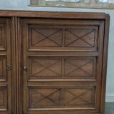 Art Deco oak sideboard