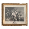 Gravure "Marche de Silnes" de Pierre Paul Rubens, 18ème siècle