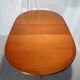 Scandinavian extendable oblong table in G Plan teak