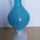 Blue opaline ewer or vase