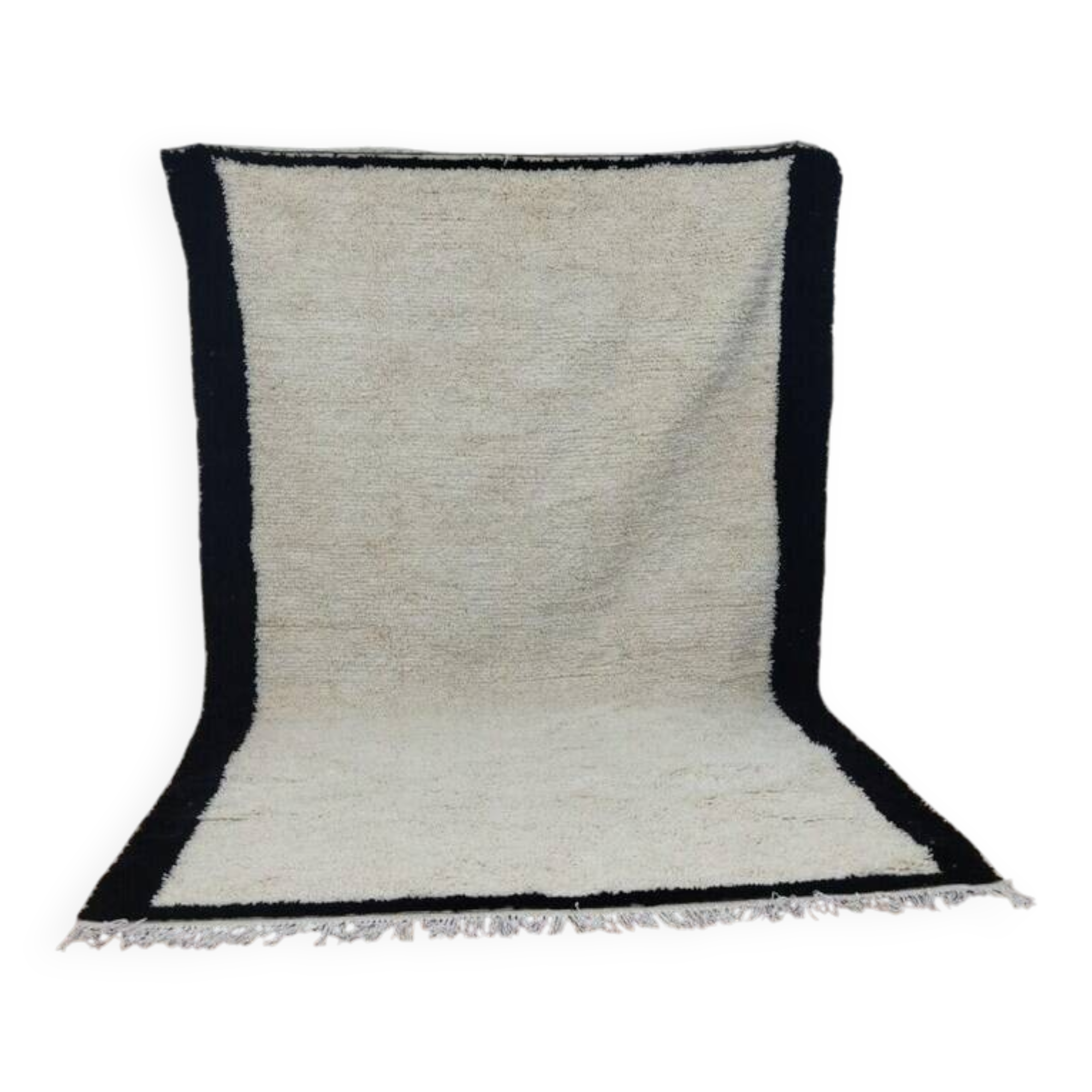 Handmade natural wool rug 250cm x 150cm