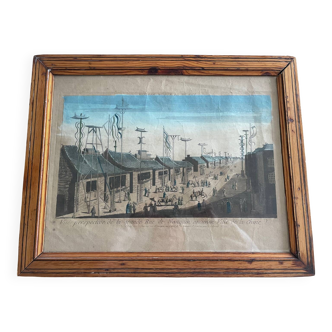 Color engraving from Nanquin (China)