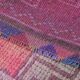 Vintage Turkish wool runner rug, mauve pink tones, 83x340 cm