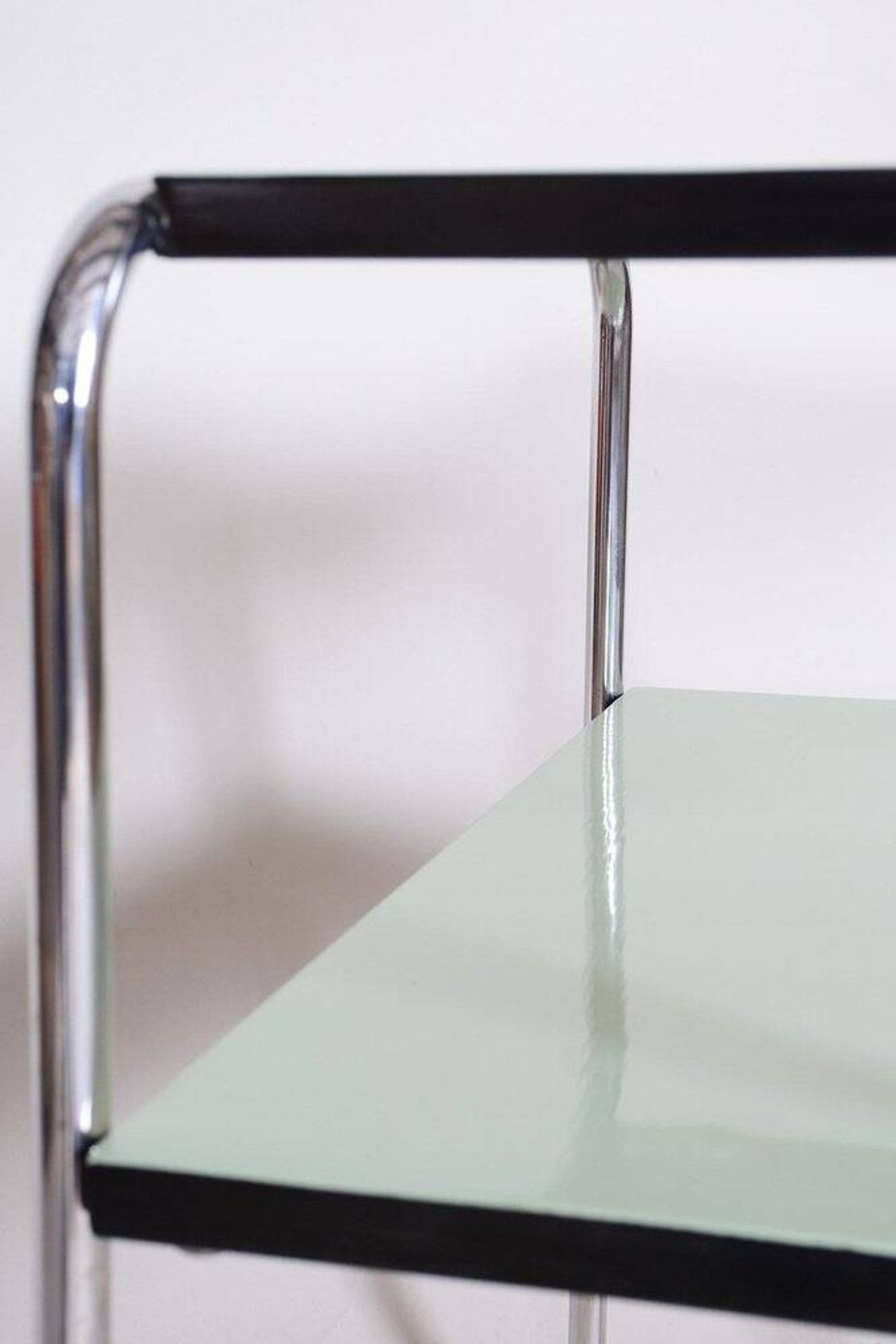 Art Deco Side Table in Chrome Steel by Marcel Breuer for Thonet, 1930s
